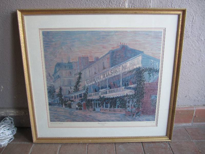 lot 55 image: Large Van Gogh Framed Print 29.25 ...