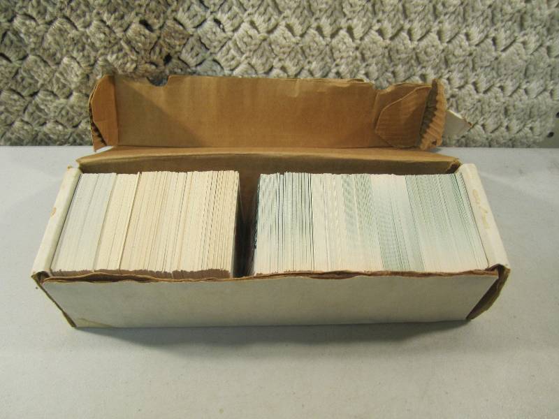 lot 137 image: Box of Baseball Cards and Other...
