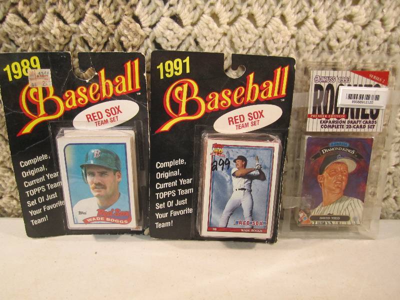 lot 141 image: Lot of 3 Sets of Baseball Cards...
