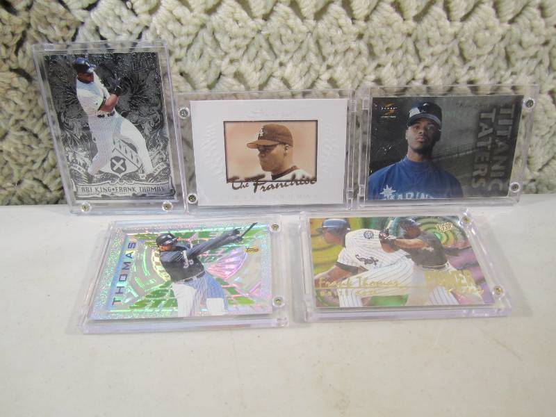 lot 144 image: Lot of 5 Collector Baseball Cards i...