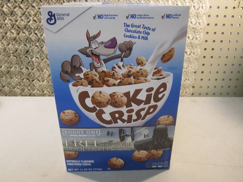 lot 200 image: Lot of 6 Boxes Cookie Crisp Cereal ...