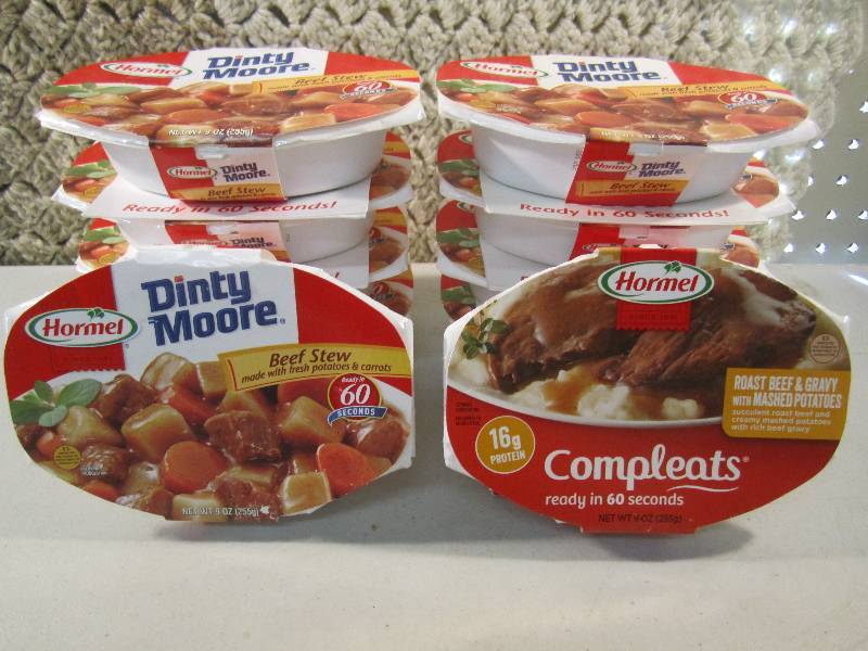 lot 210 image: Lot of 9 Beef Stew and 1 Roast Beef...