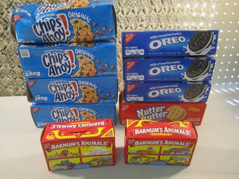 lot 211 image: Lot of 10 Boxes Misc Cookies See Ph...