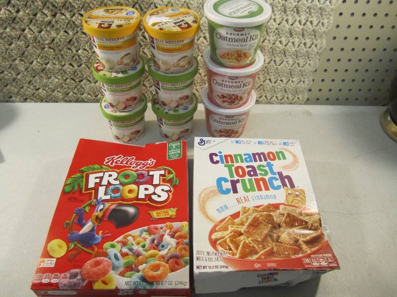 lot 226 image: Lot of 9 Instant Oatmeals and 2 Box...