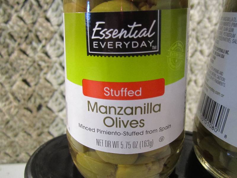 lot 227 image: Lot of 5 Jars Stuffed Manzanilla Ol...