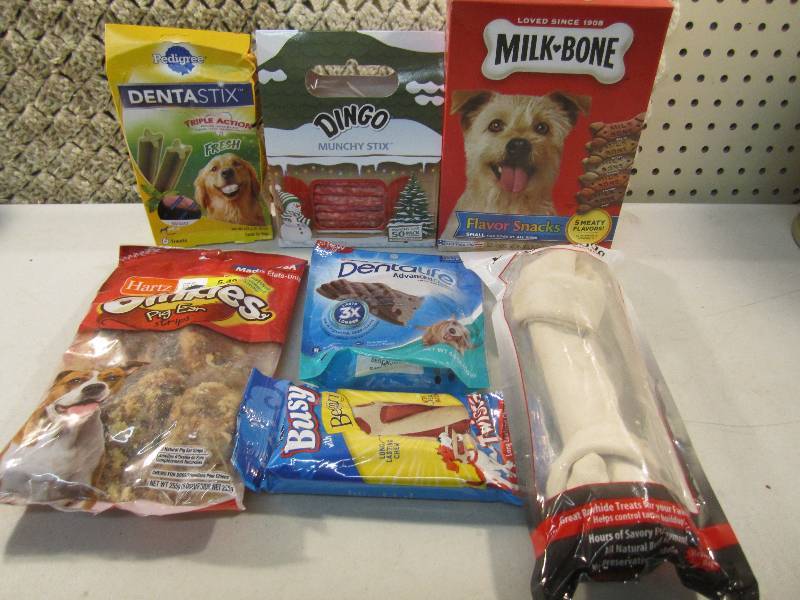 lot 239 image: Mixed Lot of Dog Treats and Chews S...