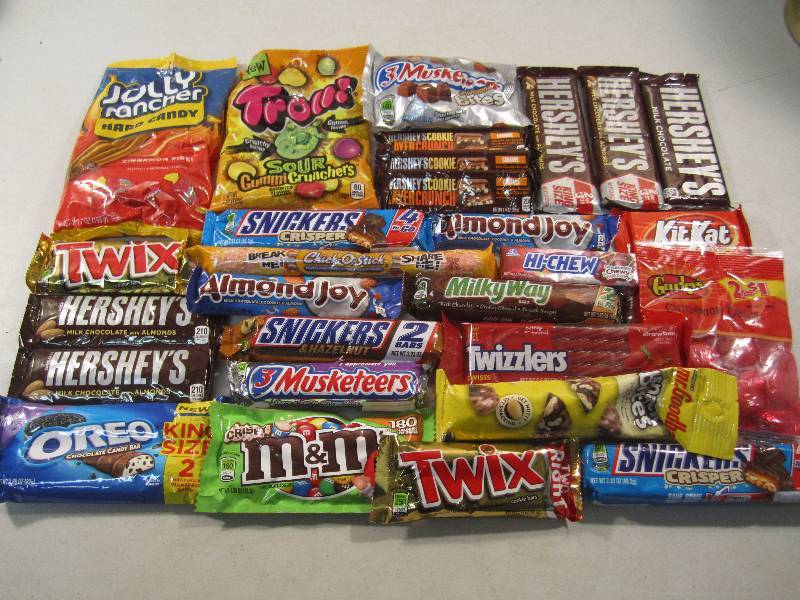 lot 244 image: Mixed Lot of Candy See Photos Best ...