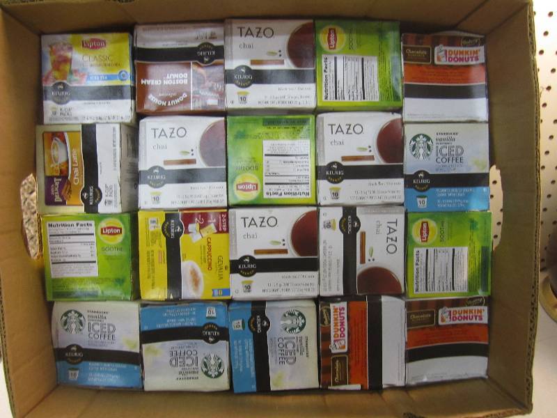 lot 255 image: Mixed Lot of 20 Boxes Keurig Coffee...