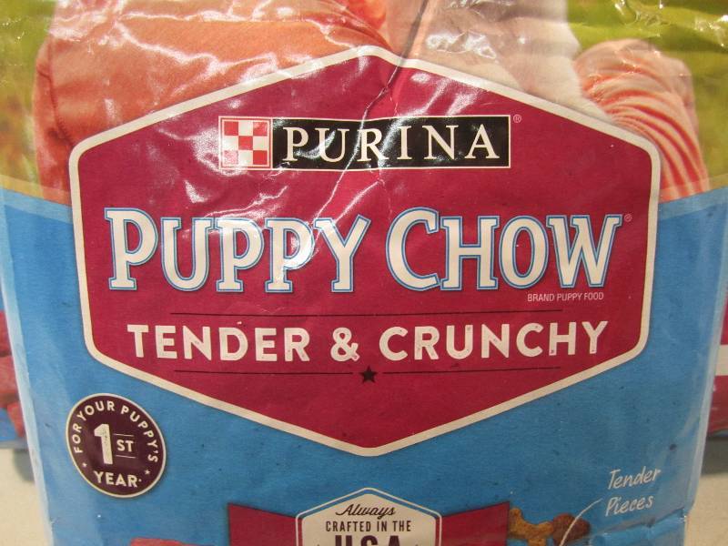 lot 256 image: Lot of 3 Bags Purina Puppy Chow Ten...