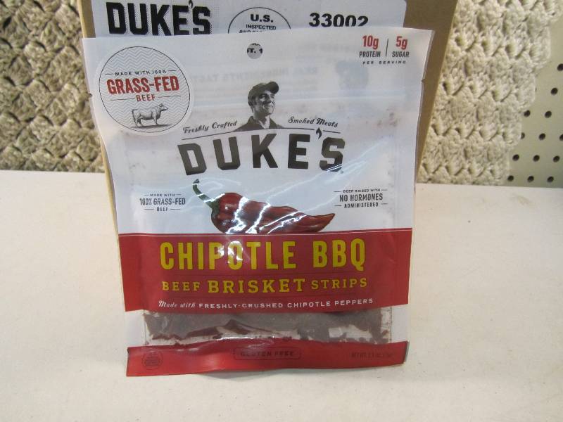 lot 260 image: Case of 8 Bags Dukes Chipotle BBQ B...