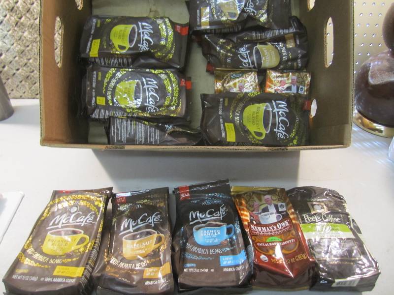 lot 273 image: Lot of 16 Bags Ground Coffee Variou...