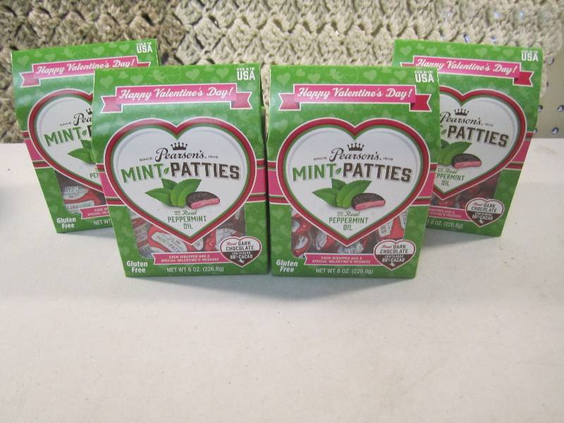 lot 282 image: Lot of 4 Boxes Pearsons Mint Pattie...