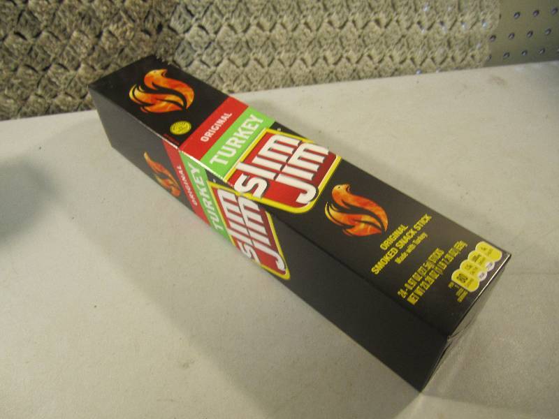 lot 284 image: Box of 24 Slim Jim Sticks Original ...