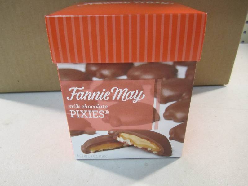 lot 291 image: Case of 6 Boxes Fannie May Milk Cho...