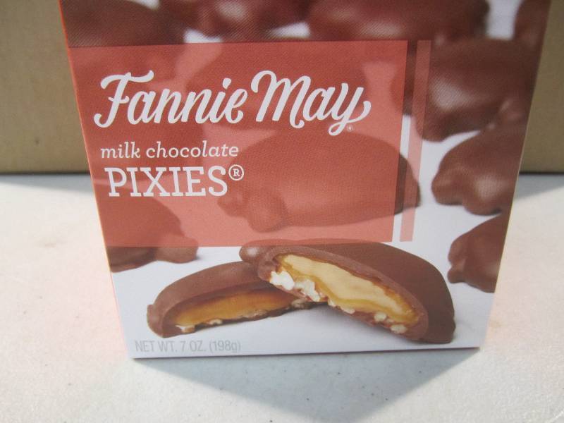 lot 293 image: Case of 6 Boxes Fannie May Milk Cho...