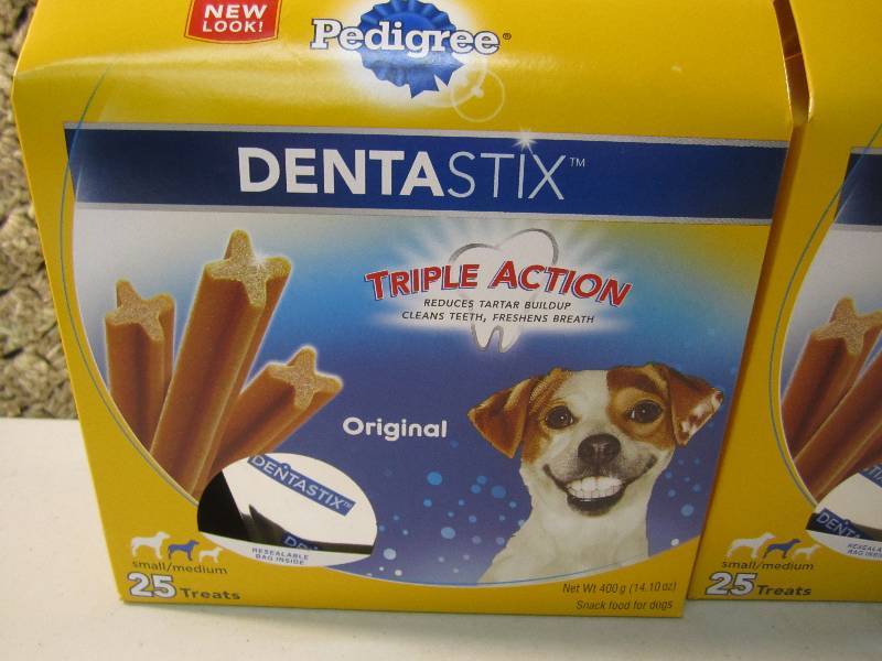 lot 298 image: Lot of 2 Boxes Pedigree DentaStix D...