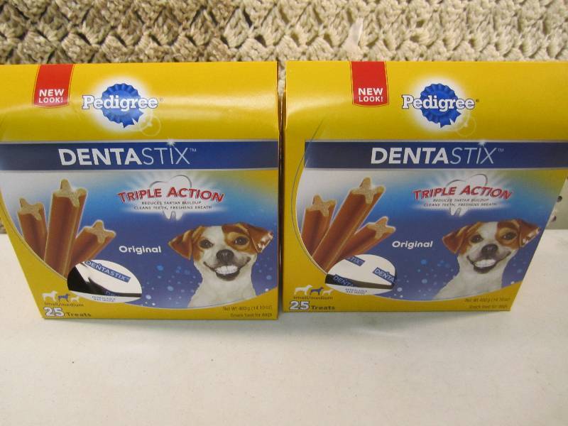 lot 299 image: Lot of 2 Boxes Pedigree DentaStix D...