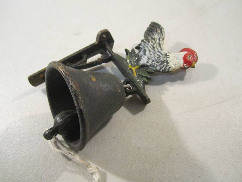 lot 300 image: All Cast Iron Bell and Mounting Bra...