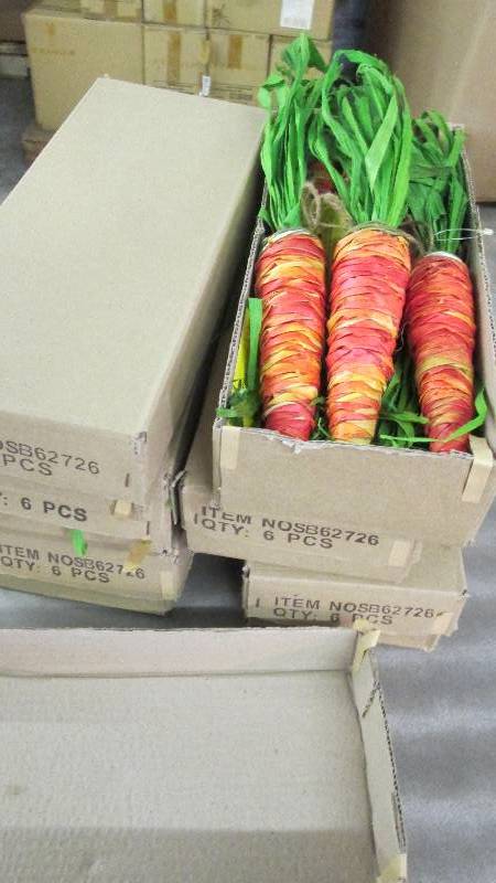 6 Boxes of 6 Handcrafted Woven Carr...