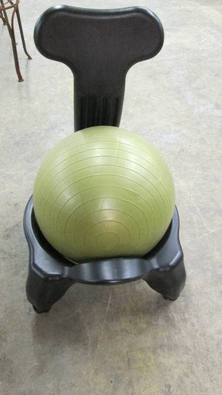 Chair with Balance Ball...