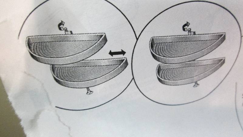 28 inch Half Moon Poly Lazy Susan A...