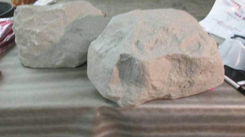 2 Faux Rocks...