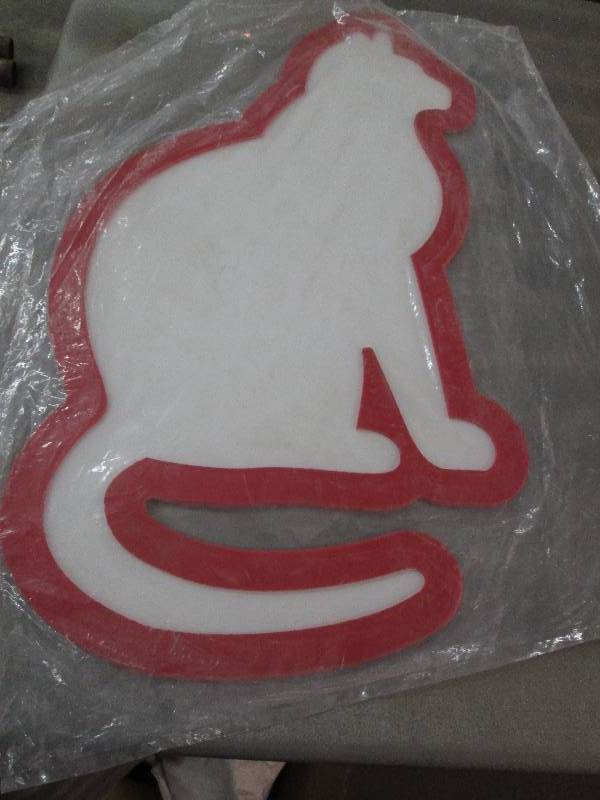 Mountable Cat Shaped White Board 25...