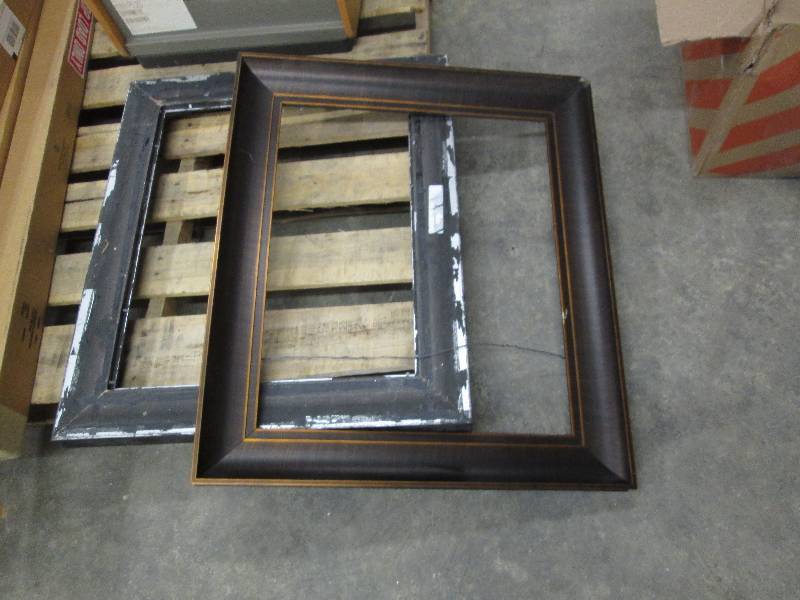 Lot of 2 Large Frames - one rustic...