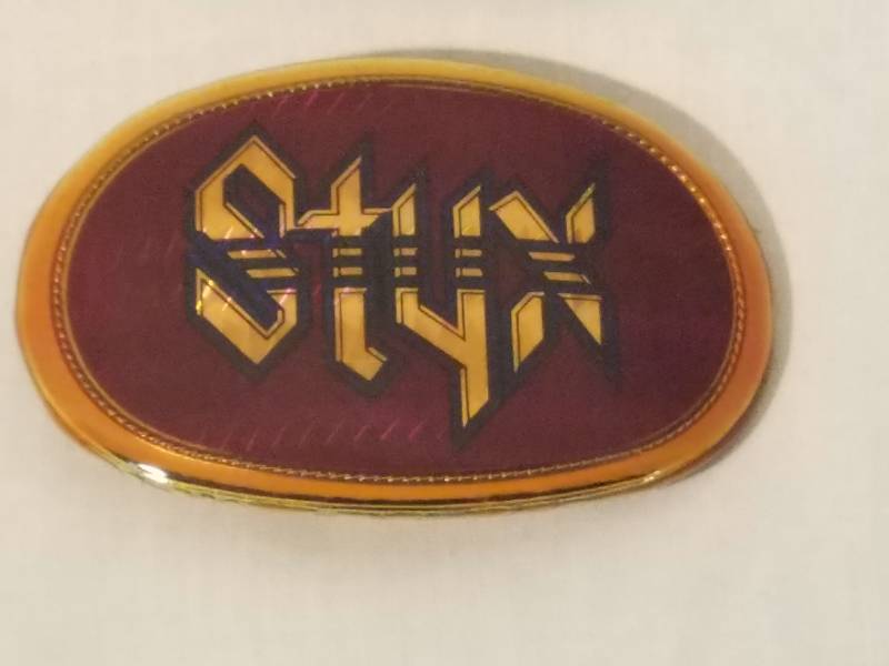 VINTAGE STYX BELT BUCKLE