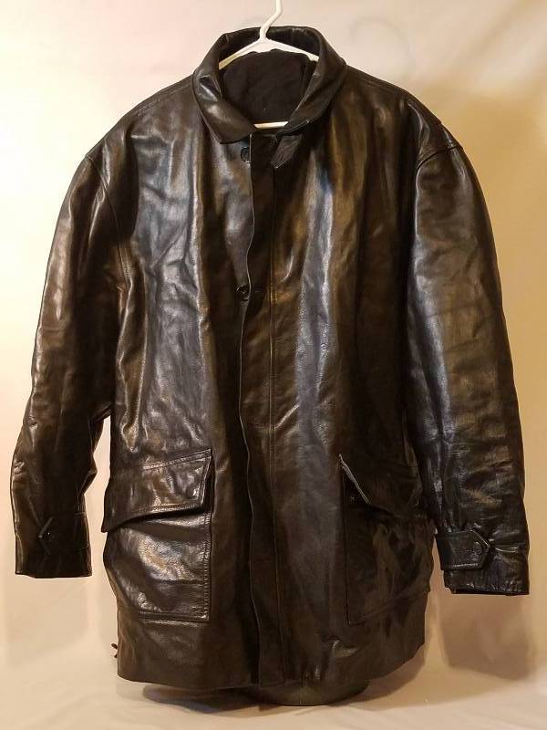POLO LEATHER COAT