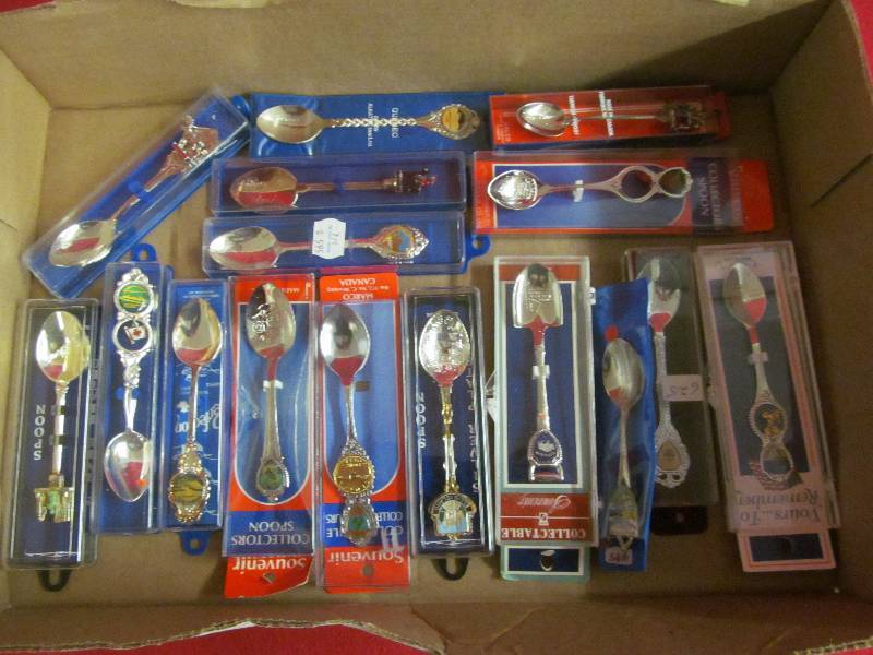 lot 110 image: Souvenir spoons