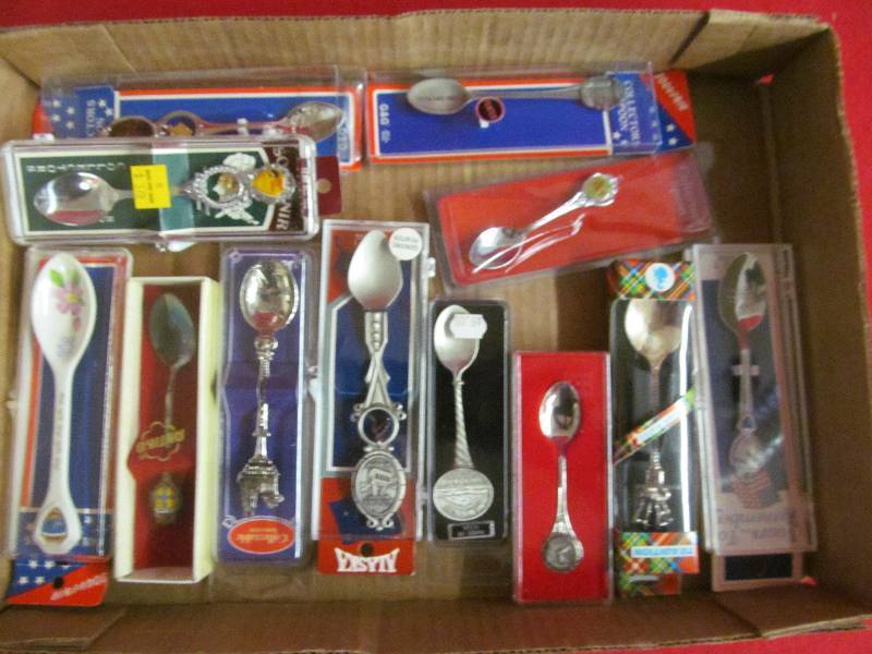 lot 111 image: Souvenir spoons