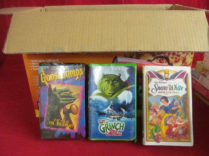 lot 117 image: VHS movies