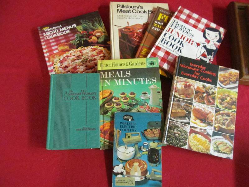 lot 120 image: Vintage  cook books