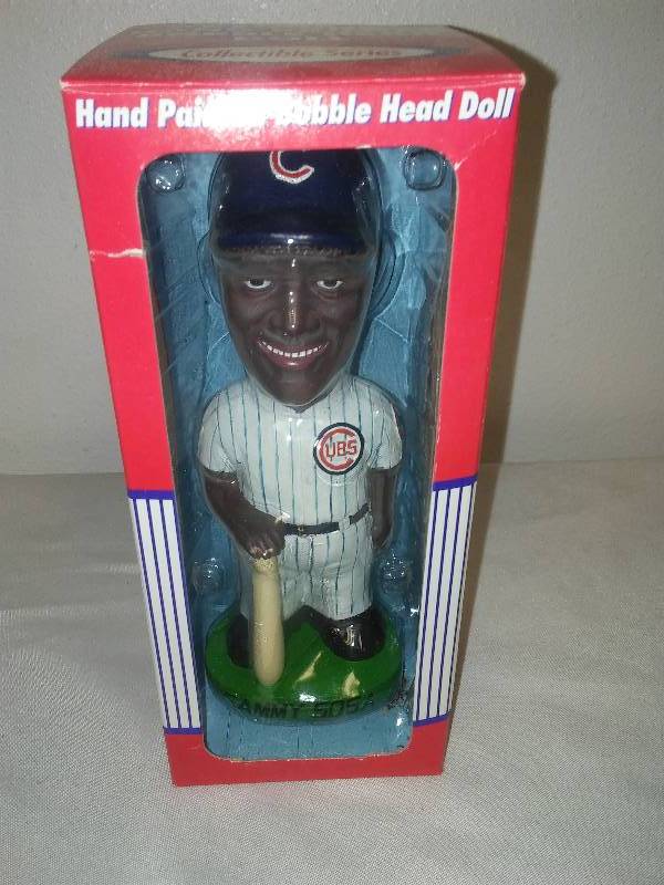 lot 37 image: Bobble Dobbles Sammy Sosa Bobblehead