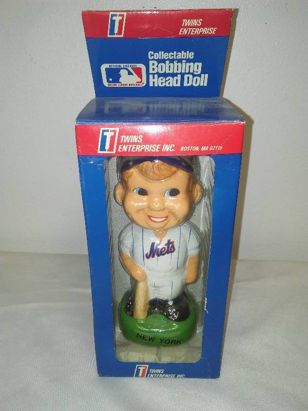 lot 41 image: Collectible Bobbing Head Doll New York Mets
