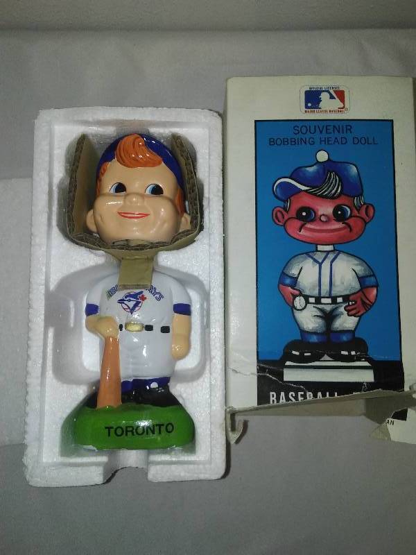 lot 44 image: MLB Souvenir Bobbing Head Doll, Toronto