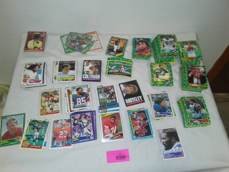 lot 53 image: Football NFL Cards, 1983-1992 Approx. 650 cards