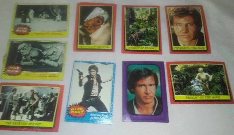 lot 106 image: Star Wars 1977 Cards, Return of the Jedi, 1983 10 cards- original