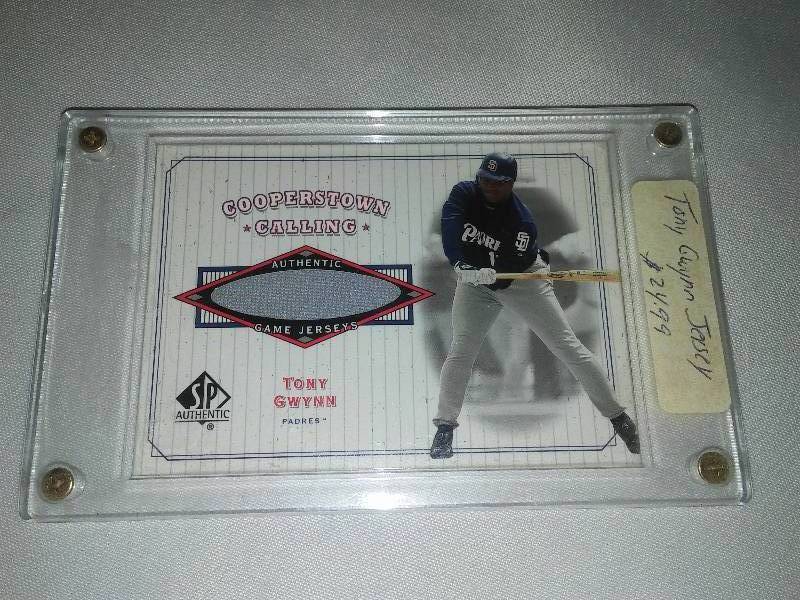 lot 131 image: Tony Gwynn Cooperstown Calling Card, sealed