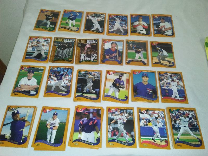 lot 139 image: Topps 2002 MLB Baseball, approx. 800 cards in all