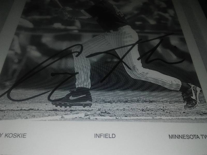 lot 122 image: Autographs Cory Koskie and Jacque Jones