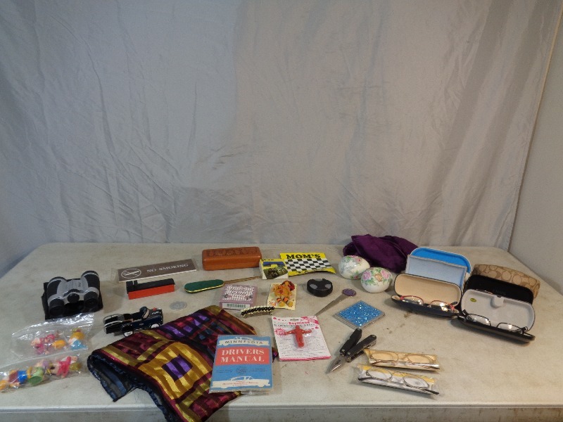 lot 13 image: Glasses, Collectibles, More