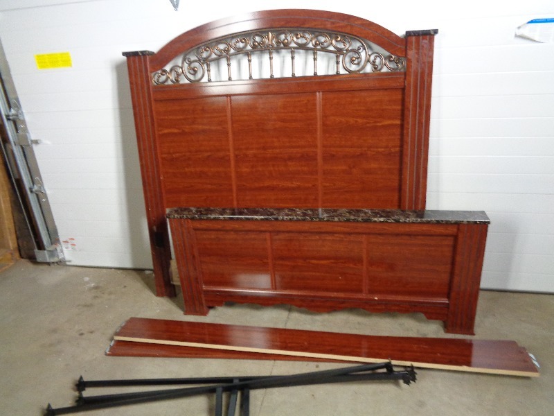 lot 135 image: Queen Size Ashley Bed