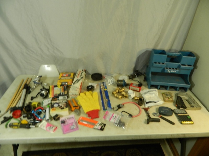 lot 49 image: Tools, Fishing, Plumbing, Etc