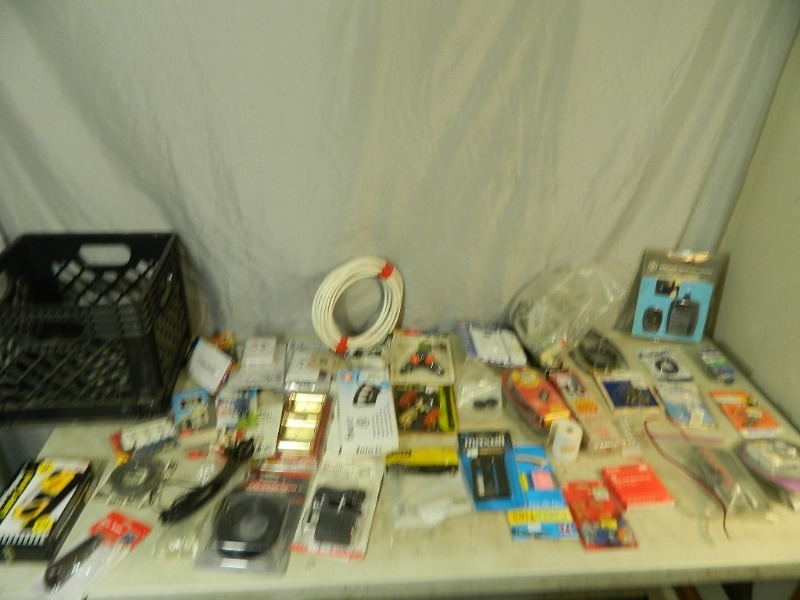 lot 58 image: Electrical, Cords, Hardware, Etc