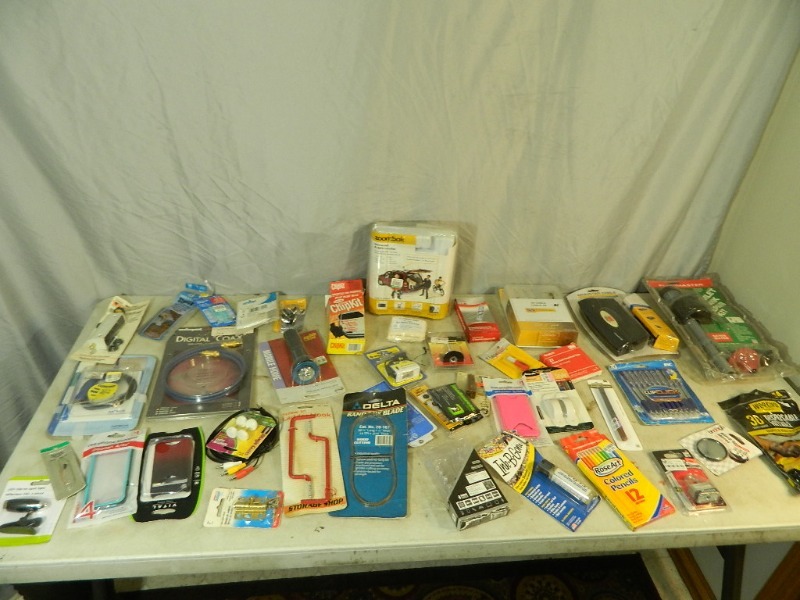 lot 60 image: New Tools, Hardware, Shop Supplies