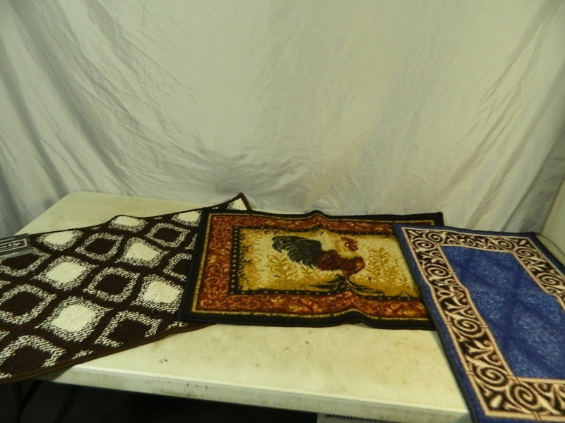 lot 76 image: 3 New Rugs
