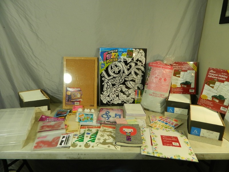 lot 77 image: Craft and Office Items