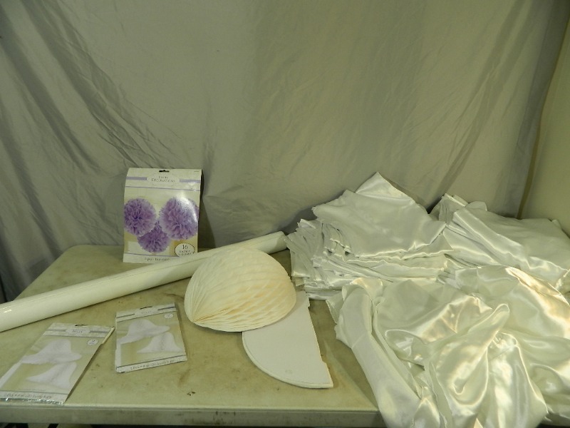 lot 88 image: 53 Universal Chair Covers and More